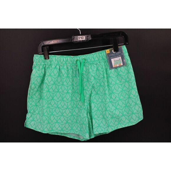 Lauren James Shorts Womens M New with Tags Green Elastic Waist - Picture 1 of 5
